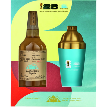 Casamigos Reposado Tequila with FIFA Edition Cocktail Shaker