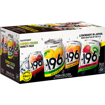 -196 Vodka Seltzer Combo Crush Variety Pack