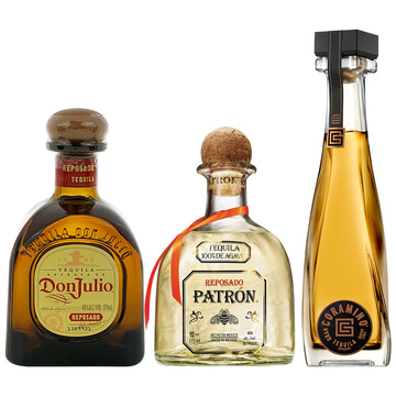 Don Julio & Patron & Gran Coramino Reposado Tequila Bundle