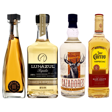 Gran Coramino, Lunazul & Cazadores Reposado & Jose Cuervo Gold Tequila Bundle