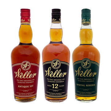 W. L. Weller Antique 107 Proof, 12 Year Old & Special Reserve Bourbon Bundle