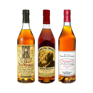 Old Rip Van Winkle 10 Year Old, Pappy Van Winkle's 12 Year Old & 15 Year Old Bourbon Bundle