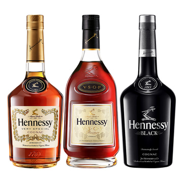 Hennessy VS, VSOP Privilege & Black Cognac Bundle