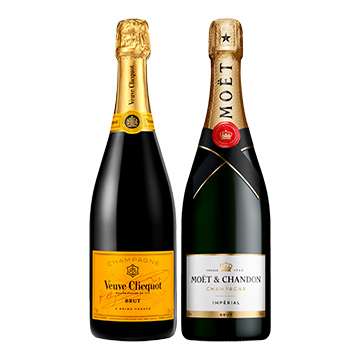シャンパンセット Veuve Clicquot & Moët & Chandon Veuve Clicquot & Moet & Chandon Imperial Brut Combo - Buy Online