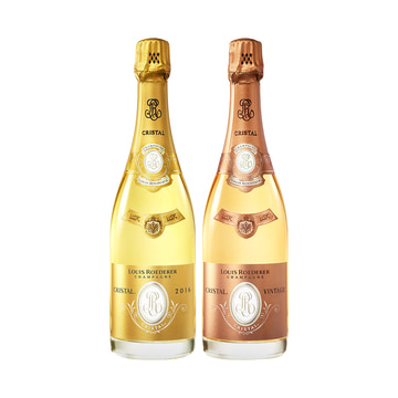 Louis Roederer Cristal Brut & Rose Combo