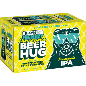 Goose Island Big Hazy Pineapple Beer Hug