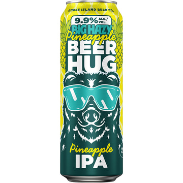 Goose Island Big Hazy Pineapple Beer Hug