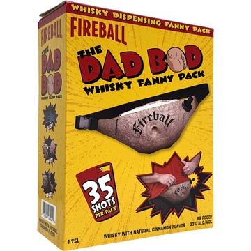 Fireball Cinnamon Dad Bod Whiskey Fanny Pack
