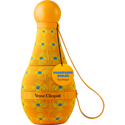 Picture of Veuve Clicquot Yellow Label Brut with The Sun Totem Cooler