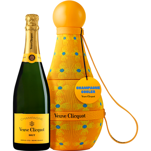 Picture of Veuve Clicquot Yellow Label Brut with The Sun Totem Cooler