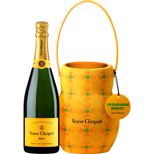 Picture of Veuve Clicquot Yellow Label Brut with The Sun Holder Cooler Bucket