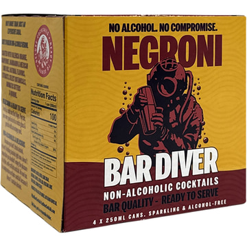 Bar Diver Non-Alcoholic Negroni Cocktail