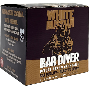 Bar Diver White Russian Deluxe Cream Cocktail