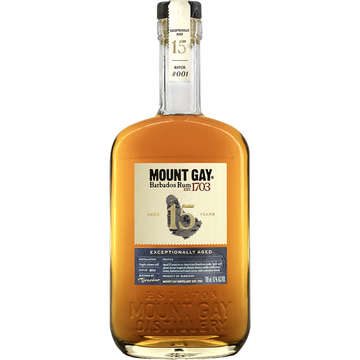 Mount Gay Exceptionally Aged 15 Year Old Rum