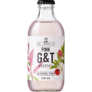 Sir. James 101 Pink G&T Mocktail