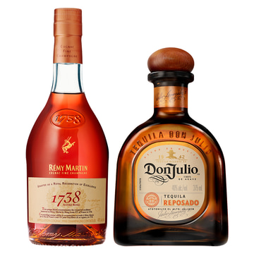 Remy Martin 1738 Accord Royal Cognac & Don Julio Reposado Tequila Bundle