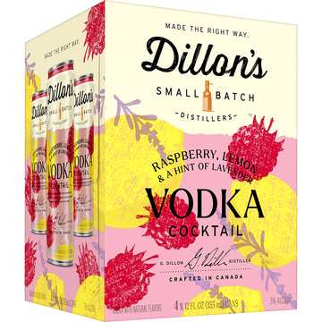 Dillon's Raspberry Lemon Vodka Cocktail