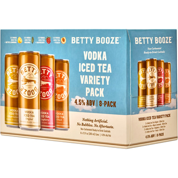 Betty Booze Vodka Iced Tea Variety Pack
